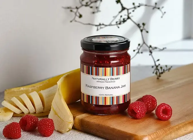 Raspberry Banana Jam 